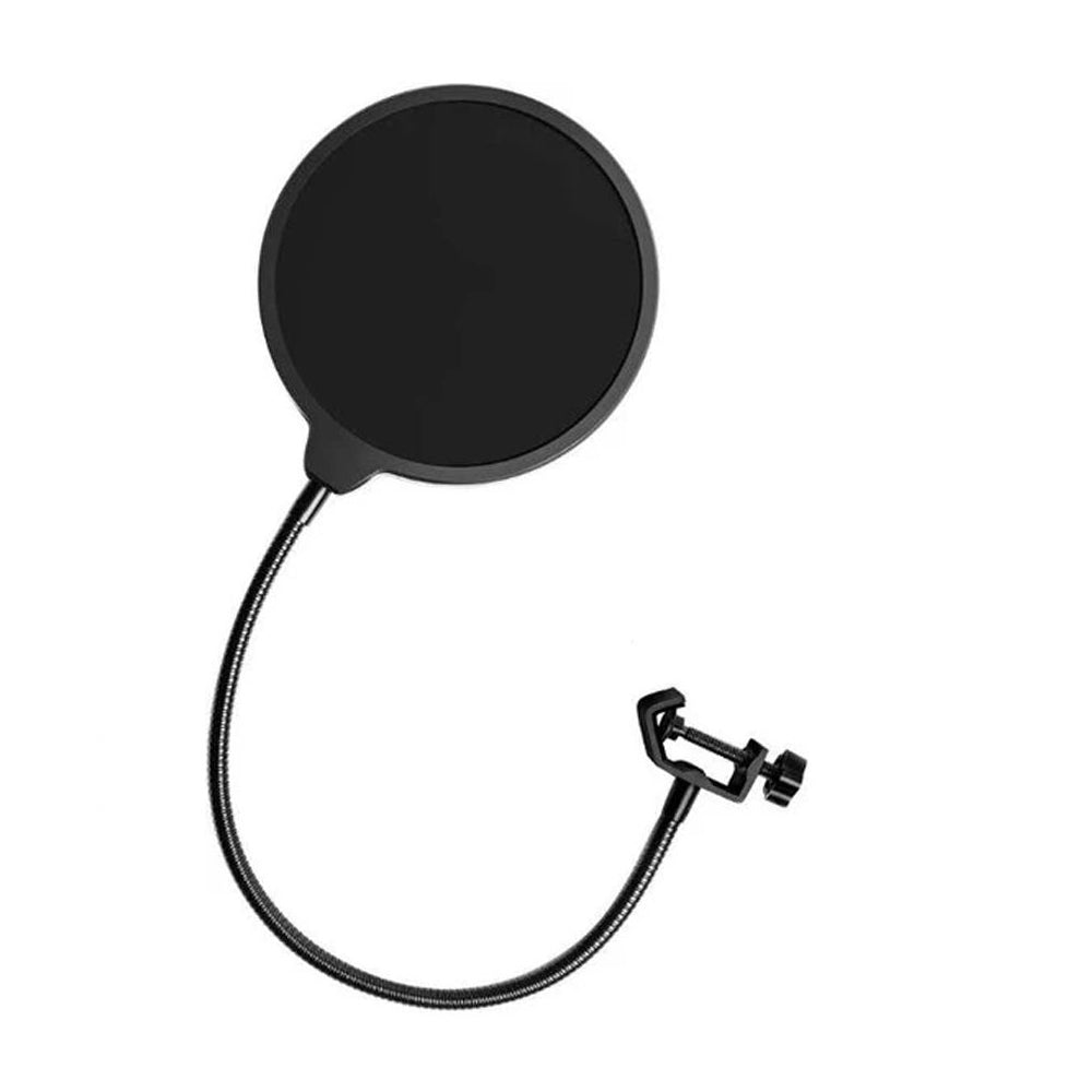 Maono AU-PF150 PF150 Professiol Microphone Pop Filter 5.5 inch with Metal Goosenech Clip Arm