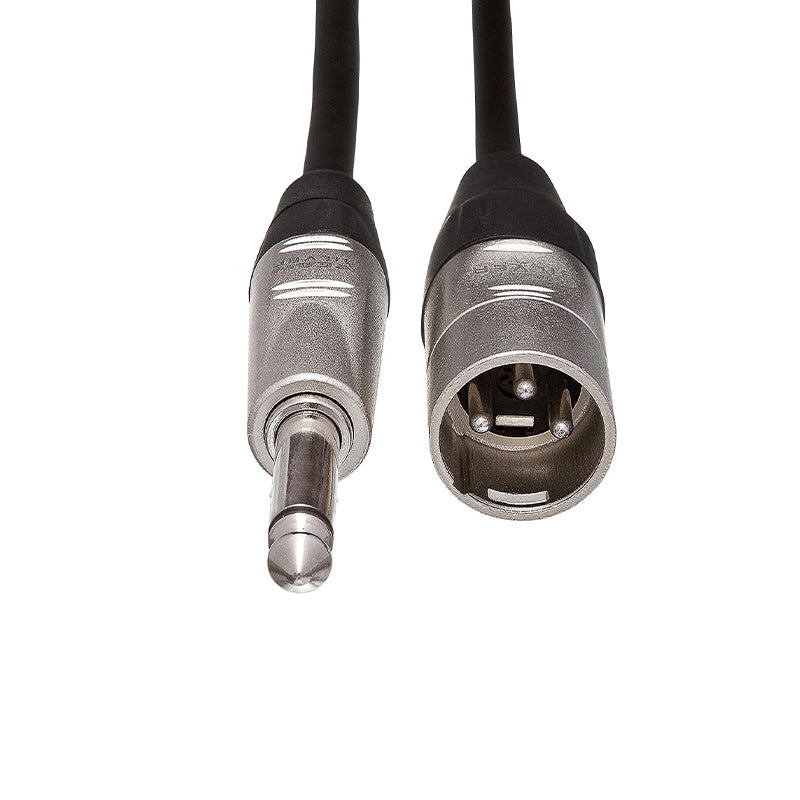 Hosa Technology HPX-003 Unbalanced 1/4" TS Male to 3-Pin XLR Male Audio Cable (3')