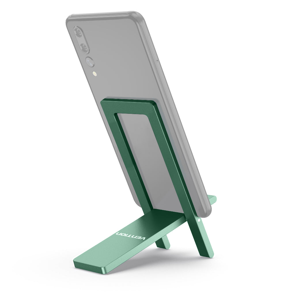 Vention Foldable Aluminum Alloy Desktop Stand Holder with Compact Portable Design for 4.7 to 10" Mobile Phones (Grey, Green, Blue, Purple) | KCX