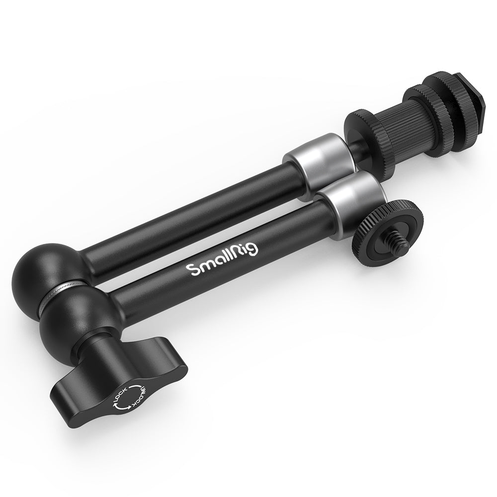 SmallRig Articulating Rosette Arm 11 inches Long with Cold Shoe Mount 1498B