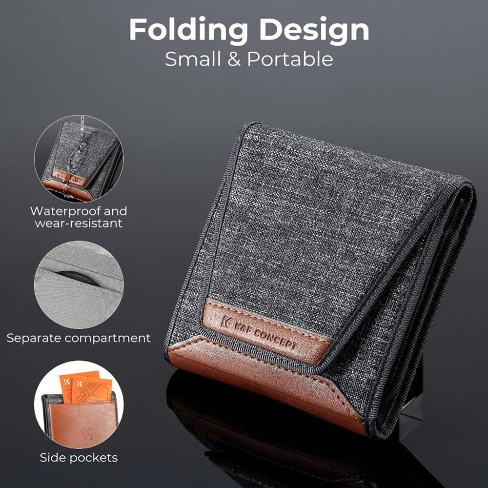 K&F Concept no-D ND8 ND64 ND1000 Neutral Density Camera Lens Filter Kit with 3/4/10 Stops Optical Glass Waterproof, Scratch-Resistant and Reflection Reduction