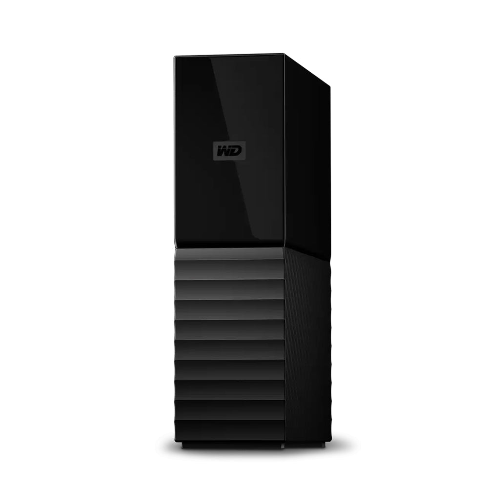Western Digital WD My Book Desktop Exterl Hard Drive 12TB / 8TB / 6TB / 4TB USB 3.0 HDD Storage with Password Protection, Back Up Software, and Power Supply for Windows and MacOS Computer Laptop PC Setup WDBBGB00