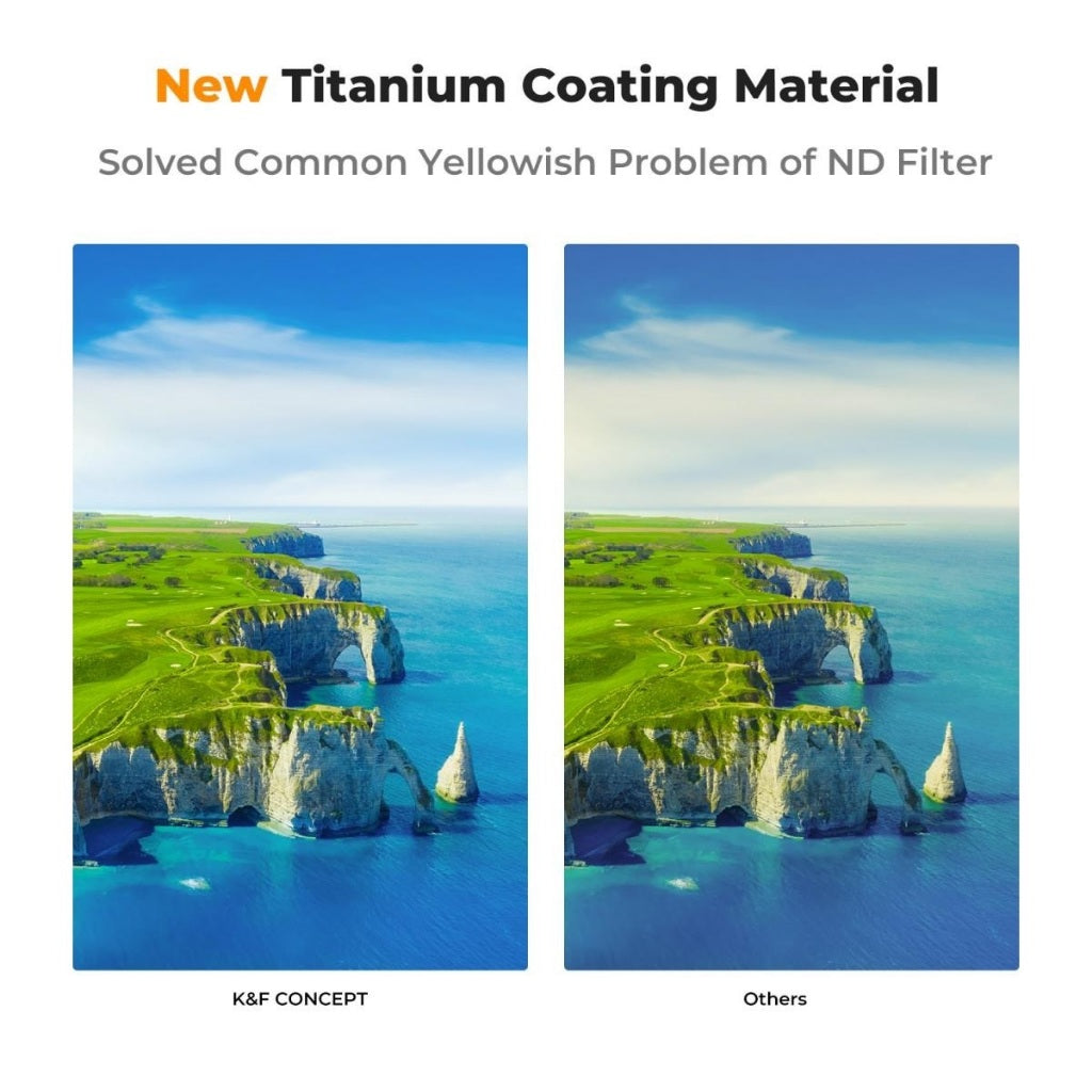K&F Concept no-X True Color ND + CPL 2 in 1 ND2-ND32 Lens Filter with 1-5 Stops Variable Fader Neutral Density Circular Polarizing, No X Cross Shadow, MRC Waterproof and Scratch-Resistant for Cameras and Photography