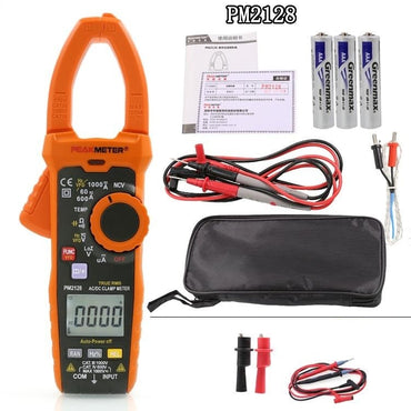 Peakmeter PM2128 Digital AC / DC Clamp Meter 1000V Multimeter