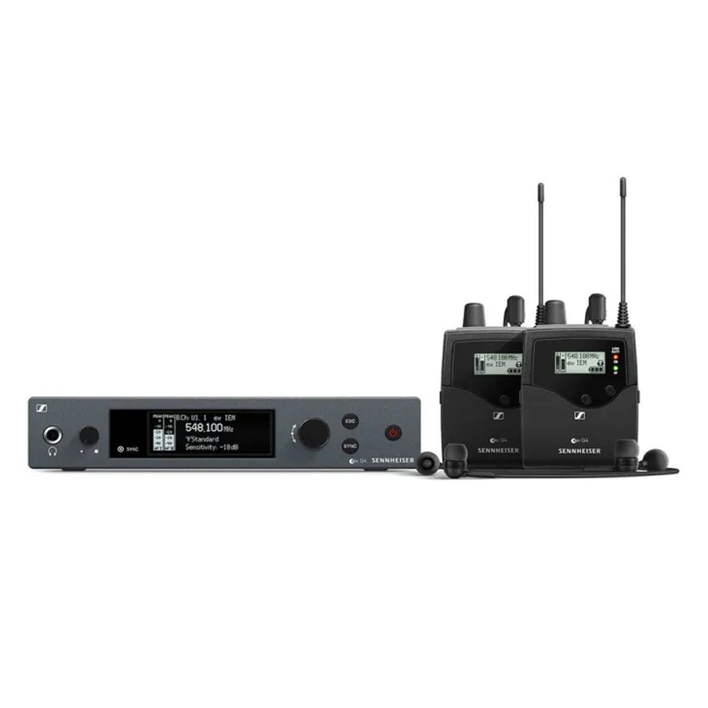 Sennheiser EW IEM G4-Twin Wireless Monitor System Kit (A1: 470 to 516 MHz)