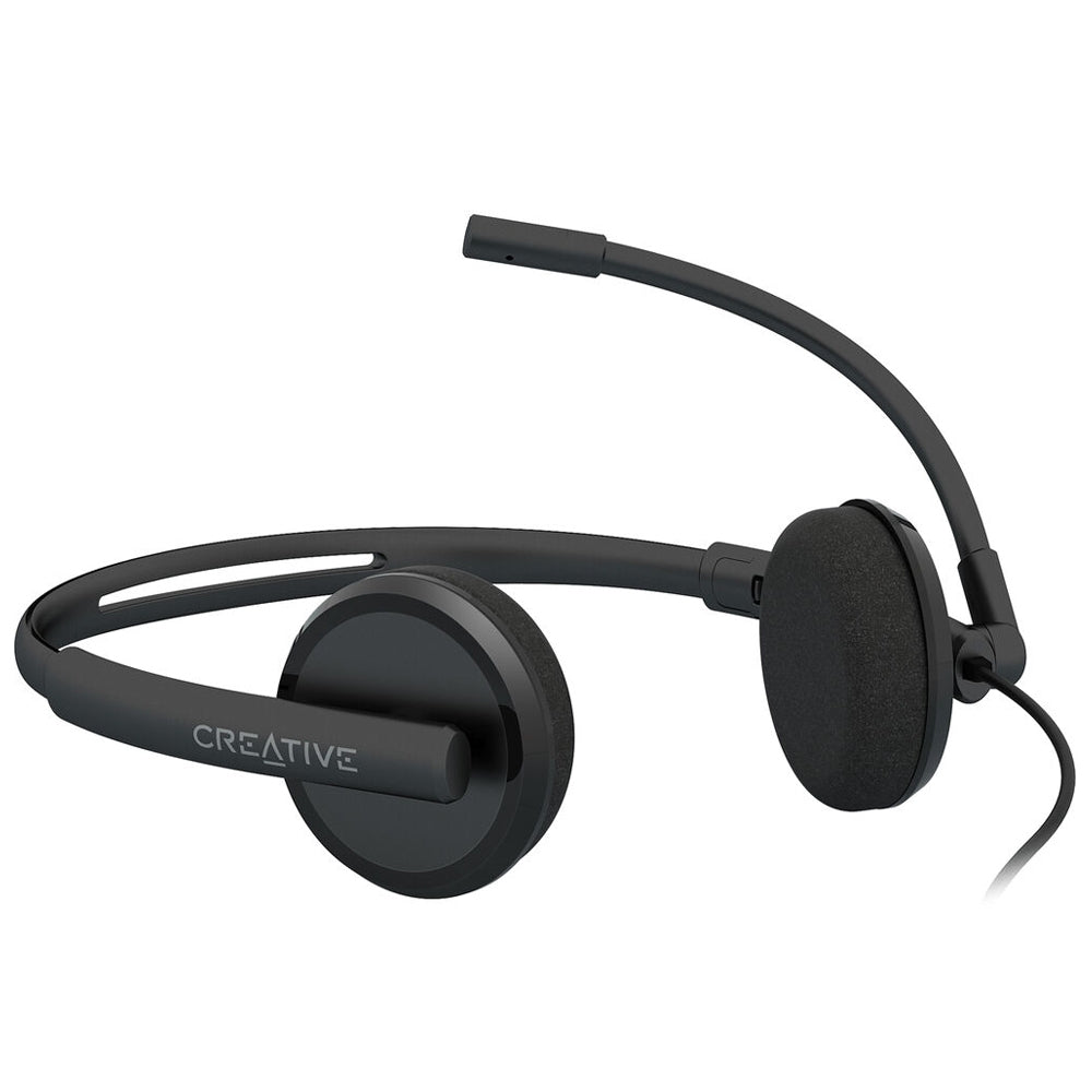 Creative HS-220 V2 USB Digital Audio Wired Headset w/ Condenser Microphone for PC & Laptop Computer
