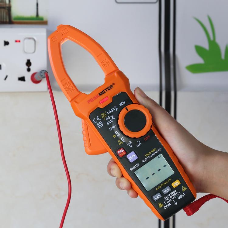 Peakmeter PM2128 Digital AC / DC Clamp Meter 1000V Multimeter