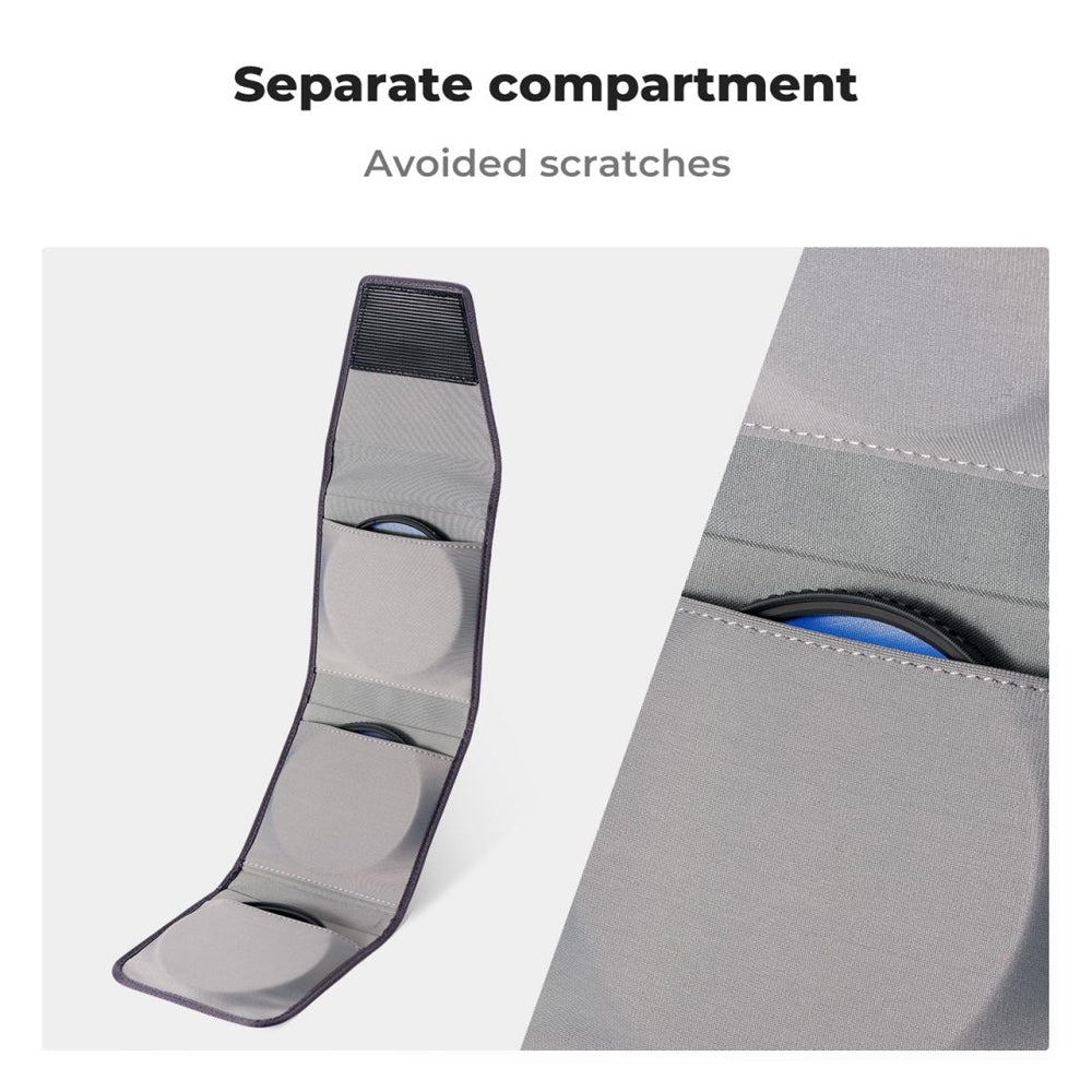 K&F Concept NO-K Star 4+6+8 Points Cross Screen Starburst Effect Lens Filters for Camera Lenses - Multi-Coated Optical Glass, Aluminum Slim Frame, High-Definition, Waterproof & Dustproof