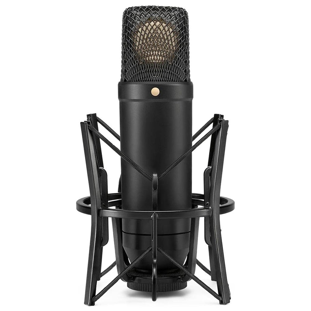 RODE NT1 Large-Diaphragm Condenser Microphone with SM6 Shock Mount, Pop Filter & Dust Cover Mic Kit | Cardioid Polar Pattern | Ultra-Low Noise | Wide Dymic Range | for Vocals, Instrument Recording & Live Stage Performance