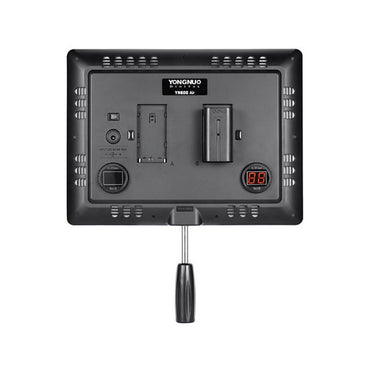 Yongnuo YN600 Air Daylight Balanced Dimmable Pure White LED Camera Video Light Panel with 5600K Color Temperature and Digital Read-Out Display for Lighting and Studio Equipment