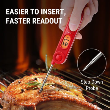ThermoPro TP03B Instant Read Meat Thermometer Digital Cooking Food with Long Probe for Grill Kitchen BBQ Smoker