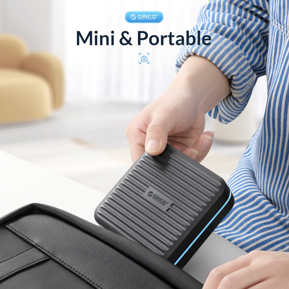 ORICO Shock-Resistant Memory Card Case with Multi-slot EVA Foam for SD / TF / CF Express Cards, M.2 SSD Solid State Drives, and 2.5 Inch HDD / SSD Hard Disk Drives - Storage and Organizers