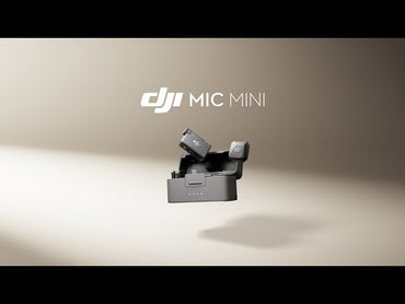 DJI Mic Mini 2-Person (Dual TX + RX) Compact 2.4Ghz Wireless Omnidirectiol Microphone System and 1920mAh Charging Case with Bluetooth 5.3, 2 Level Noise Cancelling, Max 400m / 1312ft Operating Range and Mimo App Support