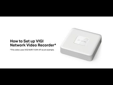 TP-Link VIGI NVR1104H-4P 4-Channel PoE+ Network Video Recorder with 4K HDMI Video Output, 16MP Decoding Capacity, ONVIF, Expandable Storage, Playback & Live Continuous Recording for IP Surveillance Security Cameras | TP LINK TPLINK