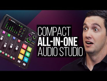 RODE Rodecaster Duo 2 Channel Integrated Audio Studio MIDI Interface with Series IV Wireless Receivers, Revolution Preamps, 6 Programmable Smart Pads, Dual USB Ports and Integrated Bluetooth for Live Streaming, Recording, Podcasting