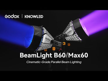 Godox BeamLight Max60 Reflector for KNOWLED MG2400BI MG1200BI MG1200R Monolight Series with G-Mount Accessory, 5° rrow Beam Angle, LiteFlow System Compatible for Photography, Studio Lighting and Equipment