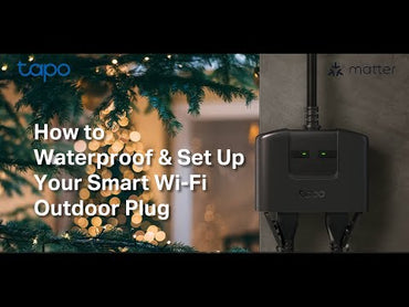 TP-Link Tapo P400M Outdoor Smart Wi-Fi Power Strip Plug with 3 Standard AC Outlets, Voice Control, Energy Monitoring, Overload Protection, Home Automation & Device Magement, Smartphone app Interface, Matter-Certified | TP LINK TPLINK