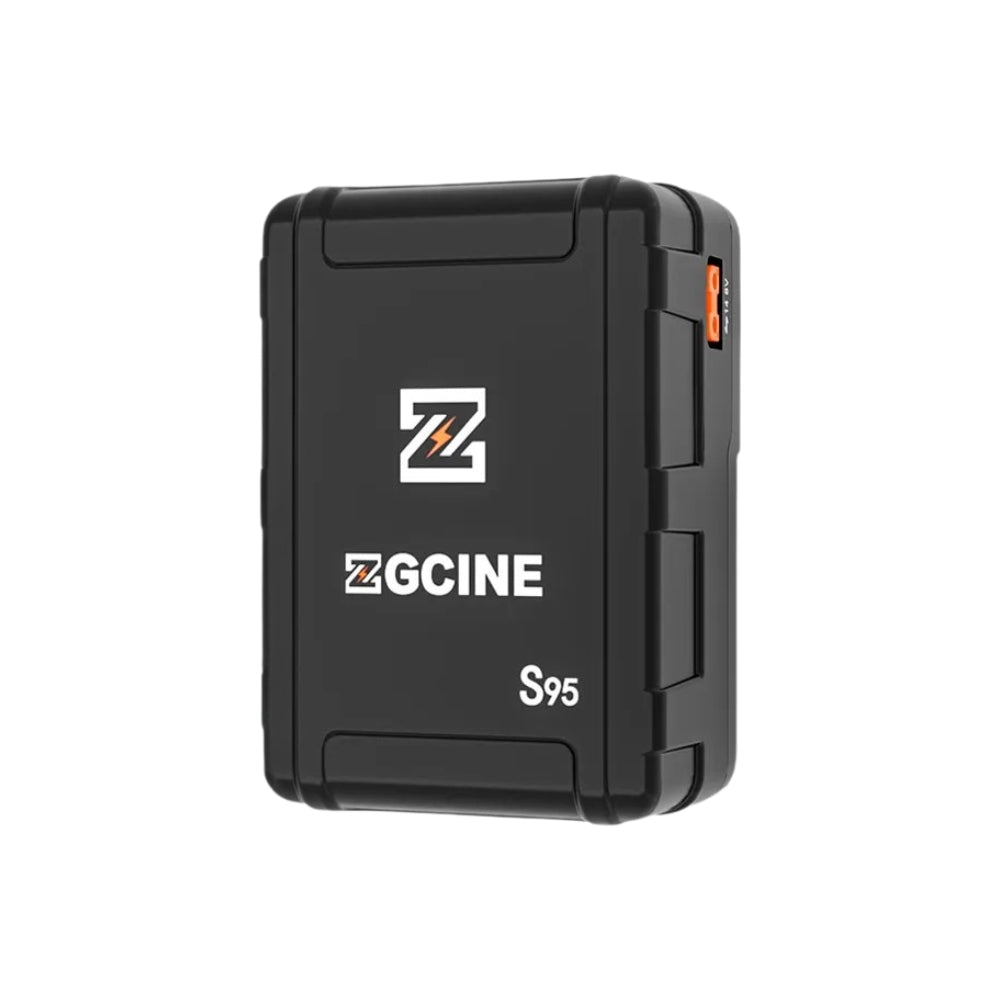 ZGCINE ZG-S150 133Wh / ZG-S95 95Wh V-Mount Battery with Dual USB-C PD Ports 100W Fast Charging, 2 D-Tap and Barrel DC Outputs, 5-Level LED Indicator, Compact Power Hub for Mobile Phones, Cameras, LED Lights, Monitors and Video Production