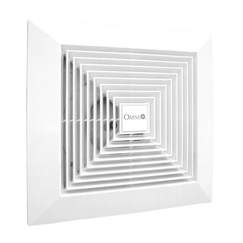OMNI 8" / 10" / 12" inches Ceiling Mounted Exhaust Fan 26W / 30W / 38W 220V with Anti-Vibration Mounting, Equipped with Thermal Fuse, Self-lubricating Motor, Reduced Noise | XFC-300 XFC-250