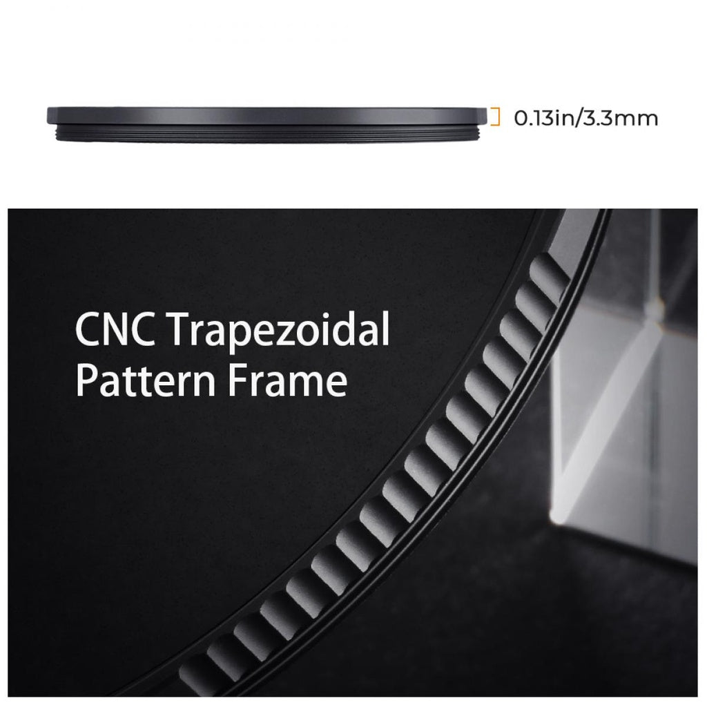 K&F Concept Nano-X Series 1/4 & 1/8 Density Black Diffusion Lens Filter Kit with Dream Cinematic Effect & Multilayer Coatings for DSLR and Mirrorless Camera 49mm, 52mm, 55mm, 58mm, 62mm, 67mm, 72mm, 77mm, 82mm