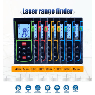 SNDWAY SW-E100 Laser Distance Meter 100M Rangefinder Measure Device Ruler Tool