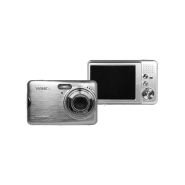 Yashica EasySnap 30MP 1080P Digital Camera with 8x Digital Zoom, JPG / AVI Photo Video Format, USB Type-C Interface, 550mAh Battery, 2.4" Screen Display and Micro SD Card Slot for Point & Shoot Photography | Silver, Black