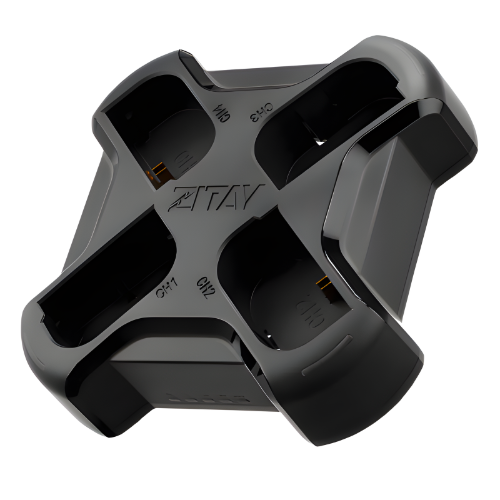 ZITAY LP-E6NH Fast 4-Channel Battery Charger for Canon LP-E6NH/LP-E6N/LP-E6 Batteries with LED