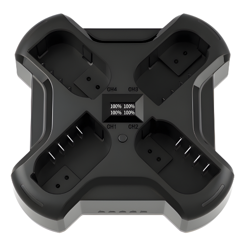 ZITAY DMW-BLK22 Fast 4-Channel Battery Charger for Panasonic DMW-BLK22 Batteries with LED