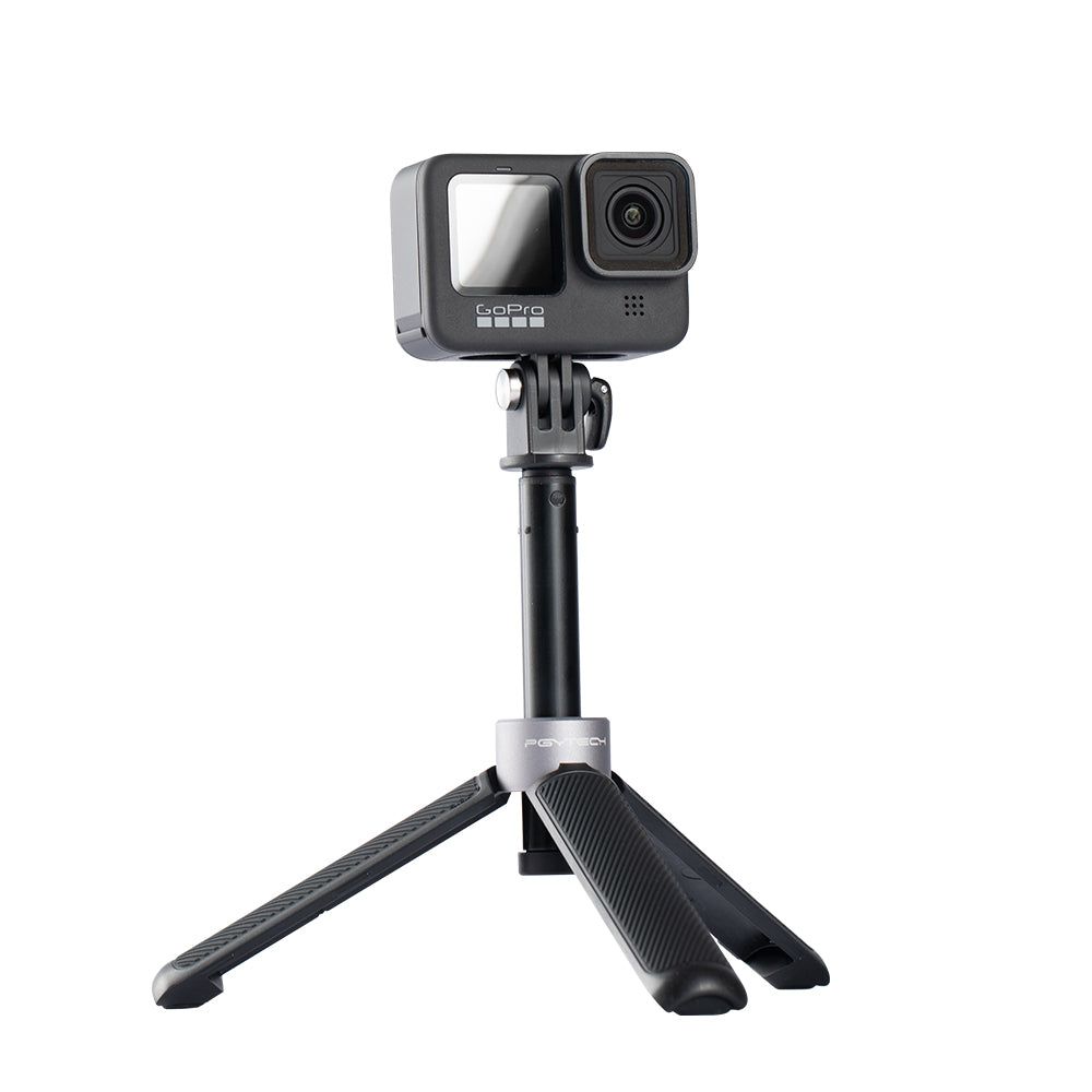 PGYTECH Action Camera Selfie Stick Tripod with Extendable Pole for Insta360, DJI, GoPro, and Smartphone Holders | P-GM-117