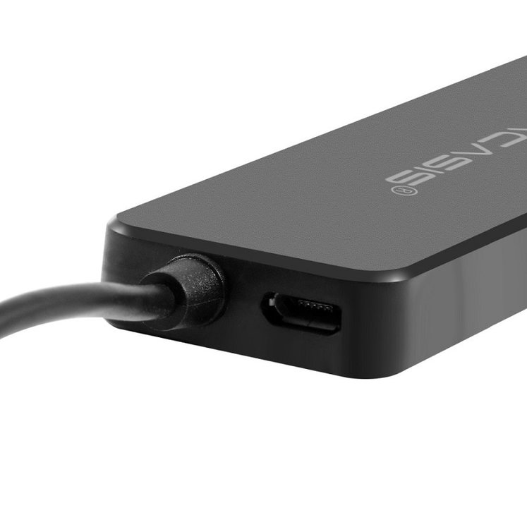 ACASIS 4-in-1 USB 3.0 Mini External Hub Splitter Docking Station 4-Ports 5Gbps High Speed with 0.6m Cable for Laptop and Desktop | AB3-L46