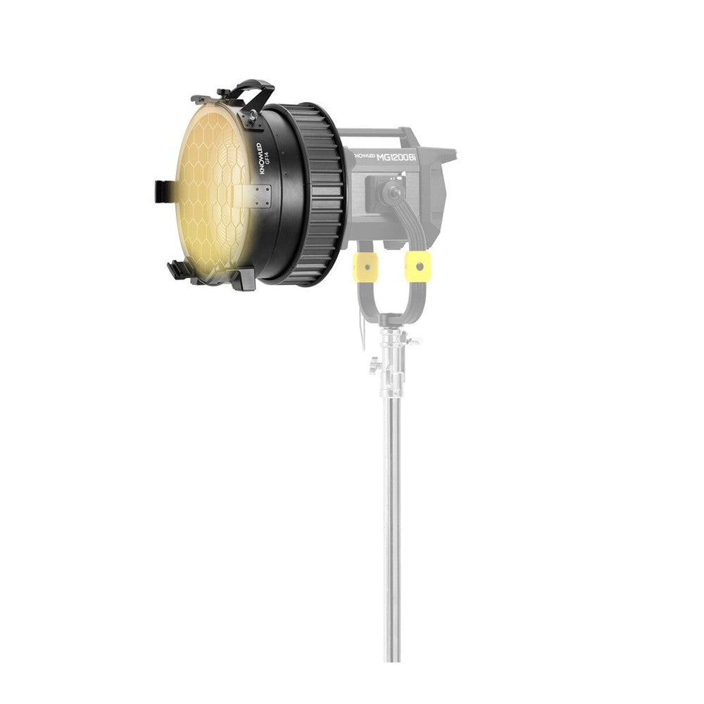 Godox KNOWLED GF14 Fresnel Lens with 15 to 45 Degree Beam Angle Range for KNOWLED MG1200Bi Bi-Color LED Monolight