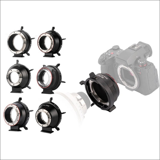 Viltrox Zmove PL Series Mount Adapter for PL-Mount Cine Lens to Nikon Z-mount, Sony E-mount, FUJIFILM GFX & X-mount, OM System / Panasonic Lumix Micro Four Thirds & L-mount Cameras - PL-Z / PL-E / PL-L / PL-X / PL-GFX / PL-M43