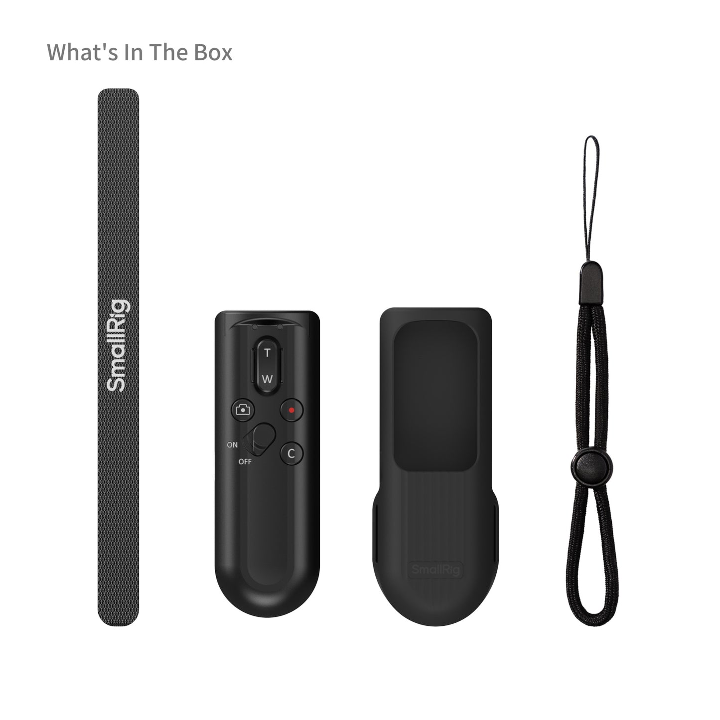 SmallRig Rechargeable Wireless Remote Controller with Velcro Strap Mounting on Gimbal, Handles Compatible with Sony ZV-E10 ZV-1F ZV-1 II A6700 A6600 A6400, Canon M6 Mark II M50 SR-RG2 4551 & Nikon Z50II for Vlogging Photography | 5207