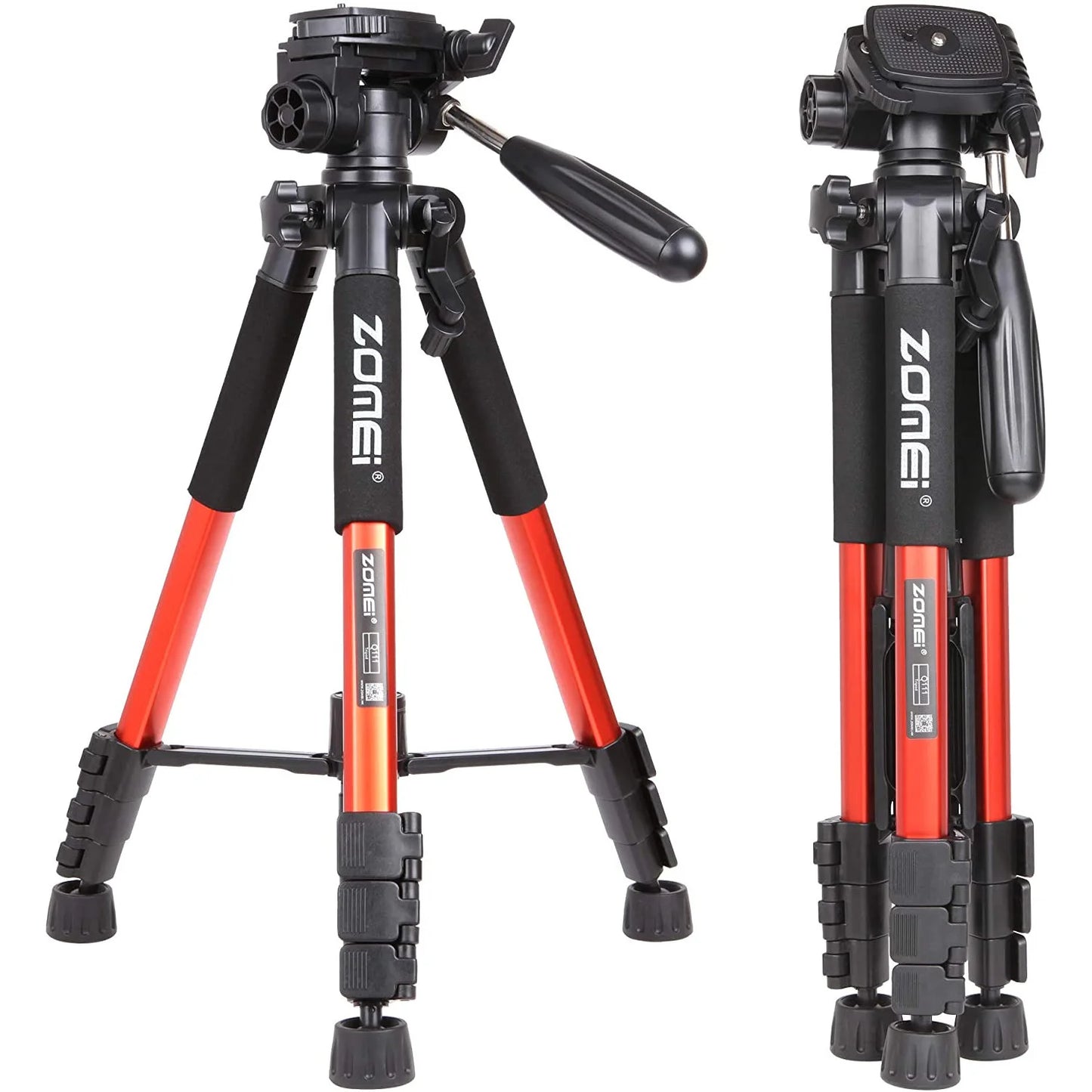 Zomei Q111 Professional Aluminum Lightweight Compact Travel Portable Camera Tripod 55-inch | JG Superstore
