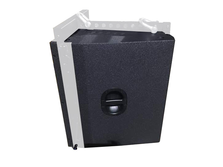 KEVLER HLT-12X 600W Hybrid Active Line Array Speaker System with Built-In 1200W Dual Amplifier and 12" Bass Driver, 50m Max Range, XLR I/O, RJ45 Port and Built-In Software and Volume Controls