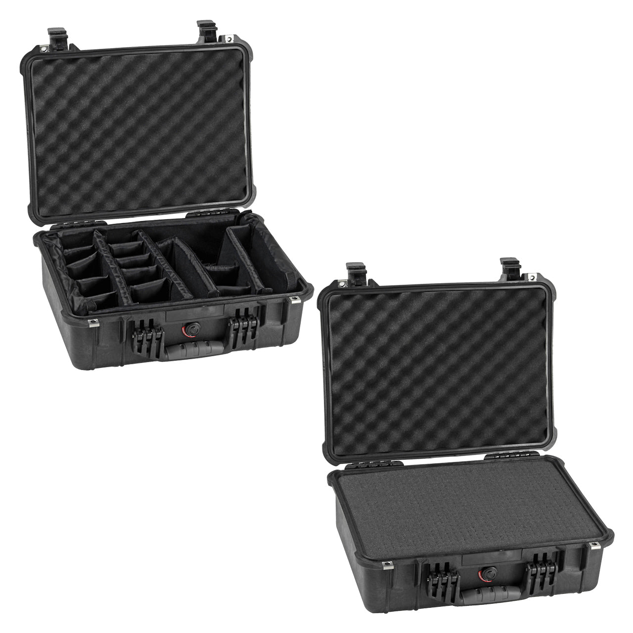 Pelican 1520 Protector Case Watertight Crushproof Dustproof Hard Casing with Automatic Purge Valve IP67 (Foam / Padded Dividers)