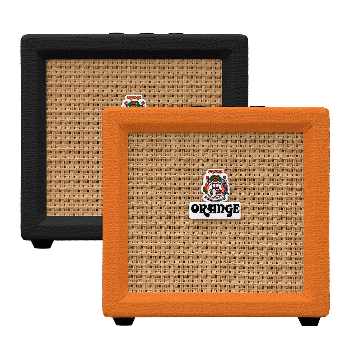 Orange Amps Crush Mini 3 Watt Guitar Combo Amplifier with Built-in Tuner, Headphone and Speaker Output (Black, Orange)