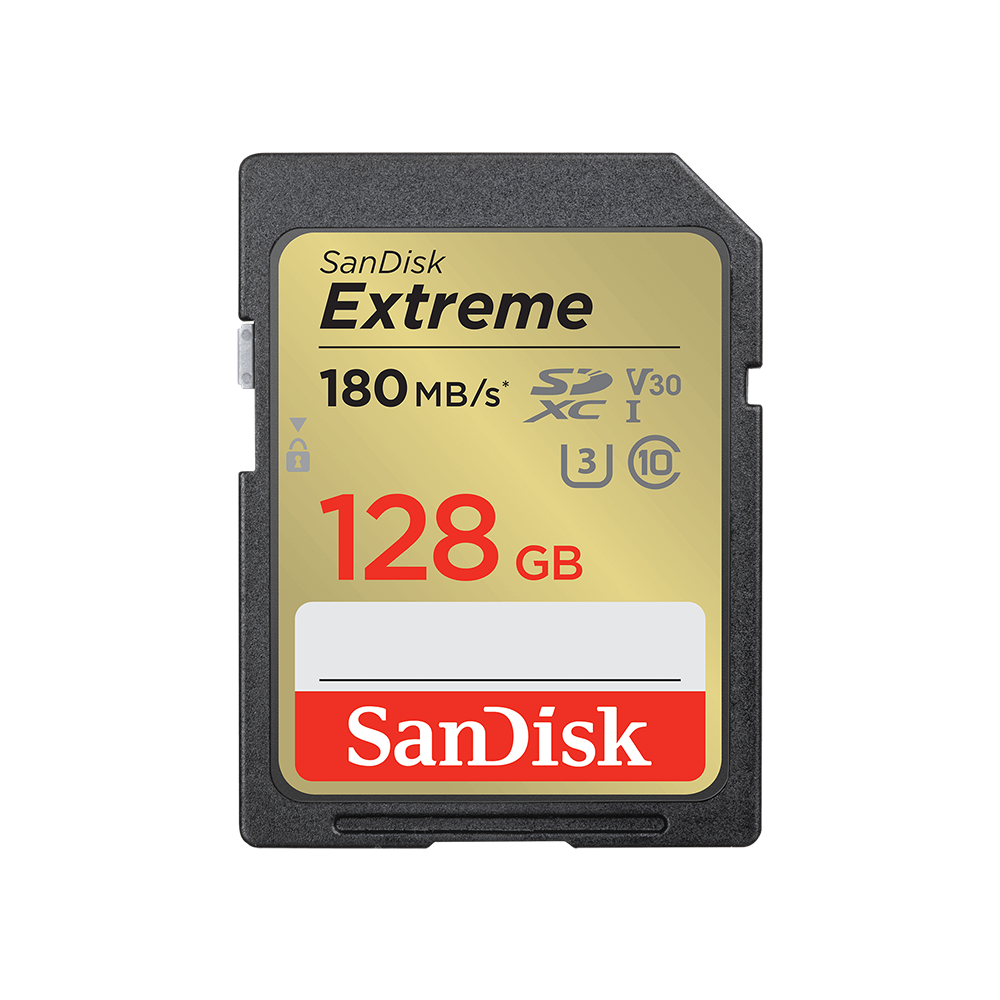 SanDisk SDSDXPK-128G-GN4IN Extreme PRO 128 GB up to 300MB/s UHS-II Class 10  U3 SDXC Memory Card