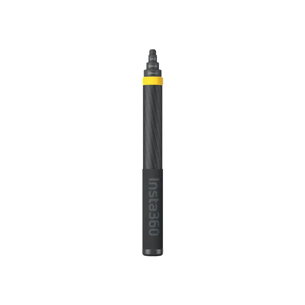 Insta360 Carbon Fiber Invisible Selfie Stick 1.2ft to 9.8ft Extended Edition Designed for ONE X3, ONE X2, ONE RS, ONE R, ONE X Sport Camera DINESS/B