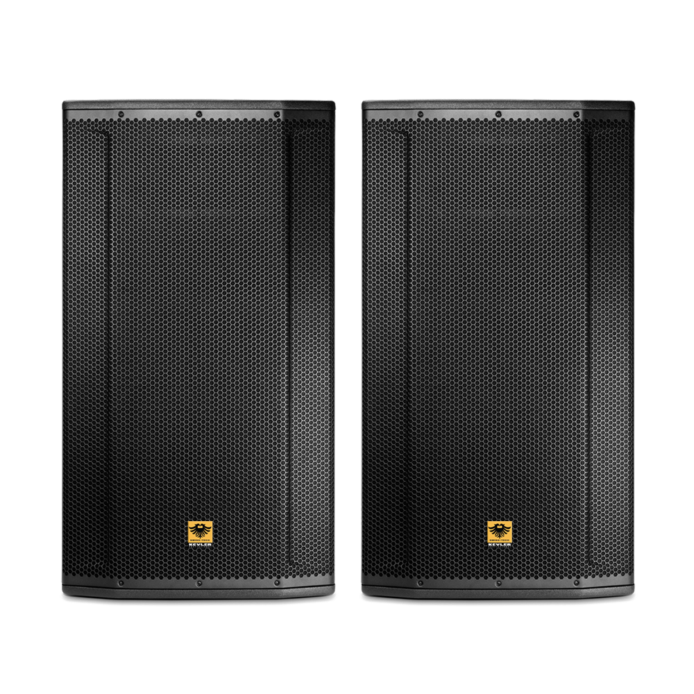 KEVLER SRX-825 Dual 15" 2200W 2-Way Full Range High Powered Passive Subwoofer System (PAIR) with 2 SpeakOn Terminals, Multiple Handles for Large Rooms and Outdoor Use