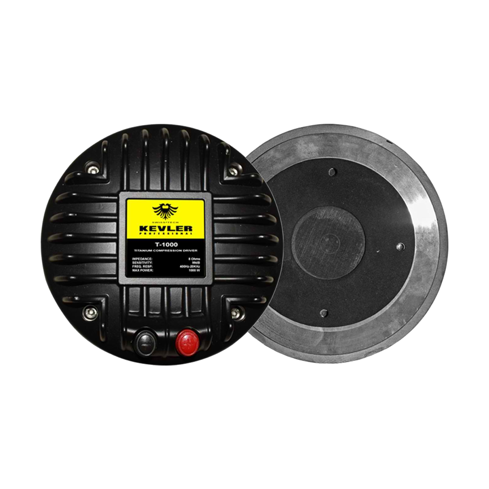 KEVLER T-1000 1000W Titanium Dome Shape Compression Driver Speaker
