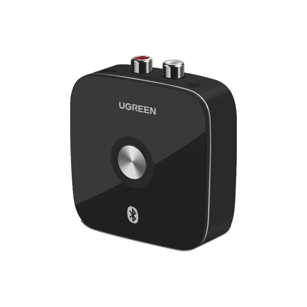 UGREEN Bluetooth 5.1 Receiver Audio Adapter with Hi-Res Audio, 10m Max  Range, 3.5mm and RCA L/R Stereo Audio Output and aptX HD Support for
