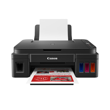 Canon PIXMA G3010 3-in-1 Refillable Inkjet Printer with Print, Scan and Copy, 4800DPI Printing Resolution, 100 Sheet Rear Tray Paper Feeder, 8ipm Printing Speed, USB PC Interface and Wireless Printing for Home and Office Use