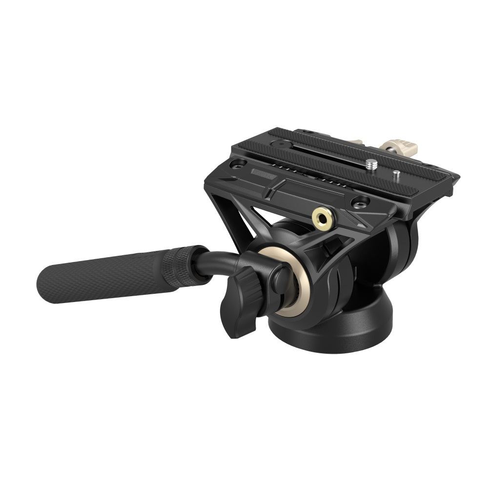 SmallRig DH-01 360 Degree Fluid Head with Plate, Flat Base Quick Release Function and 5kg Payload for Tripods, DSLR, Mirrorless and Video Cameras | 3985