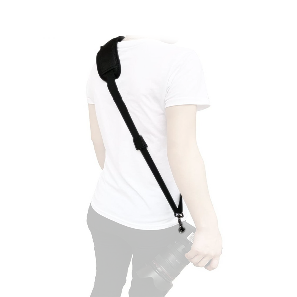 K&F Concept 1.7ft Single Shoulder / Neck Adjustable Camera Strap with Quick Release Function, Small Pocket Storage and Safety Tether for DSLR Cameras | GW44-0006