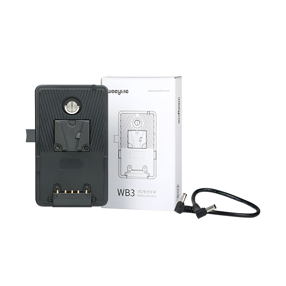 Viltrox Weeylite WB-3 V-Mount Battery Bracket Adapter for Ninja 200 and 300 Series LED Studio Lamp