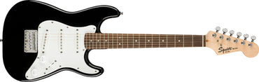 Squier by Fender Mini Stratocaster V2 Electric Guitar Standard Single Coil Strat - SSS - (BLACK , DAKOTA RED) SQ MINI STRAT V2