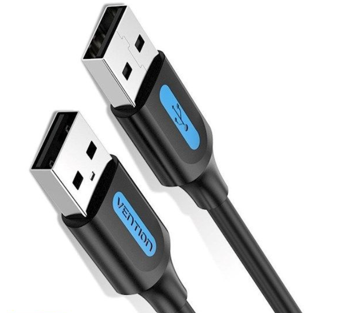 Vention USB 2.0 A Male to A Male Cable (COJ) 480mbps Black (Available in Different Lengths)