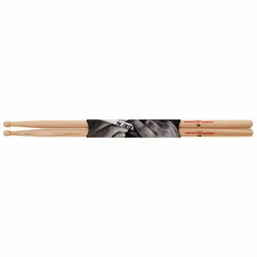 Vic Firth American Classic 3A Hickory Wood Tear Drop Tip Drumsticks (Pair) Drum Sticks for Drums and Percussion