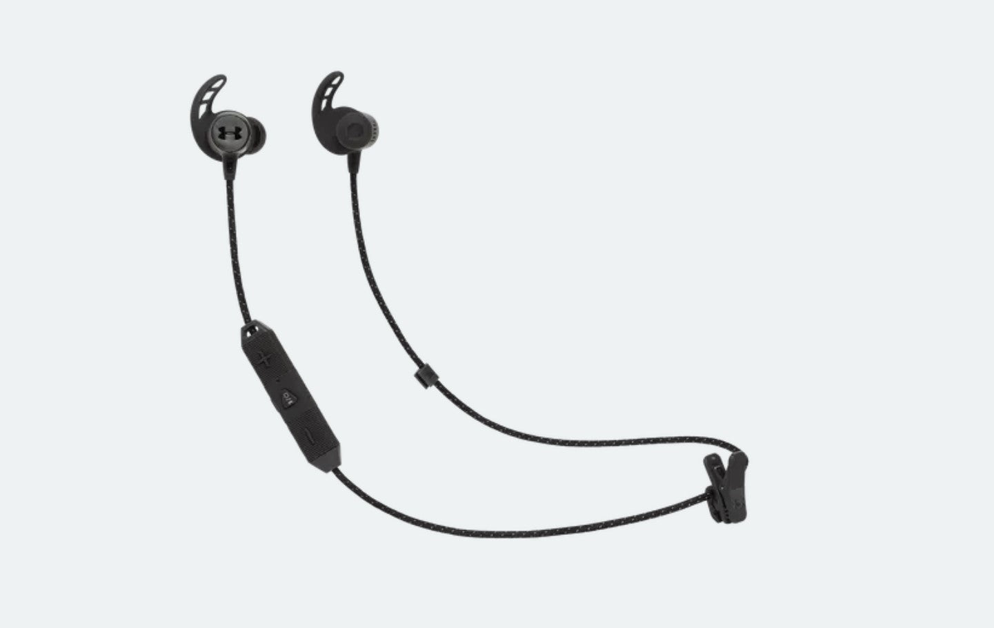 JBL UA Sport Wireless REACT Under Armour Bluetooth Earphones Waterproof IPX7 In-Ear Headphones up to 9 Hours Playtime (Black, White)